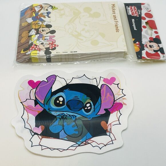 Lot Of Assorted Disney Stickers, Pins, Disney Bag, and More See Pics - Picture 7 of 7